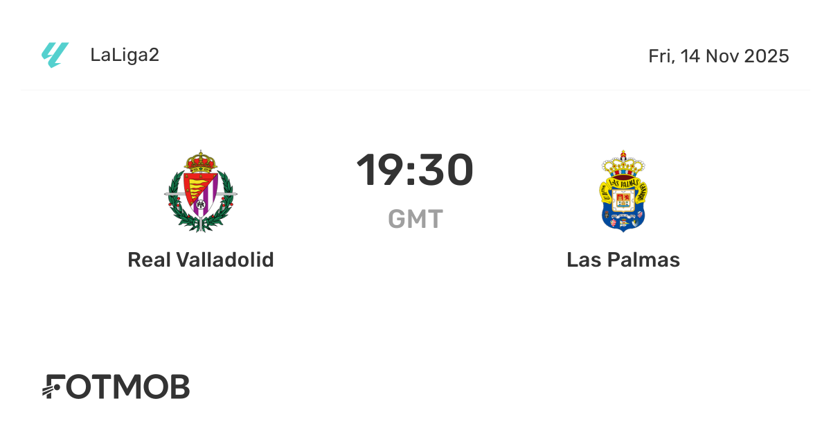 Discover the complete game history timeline between Real Valladolid and Las Palmas