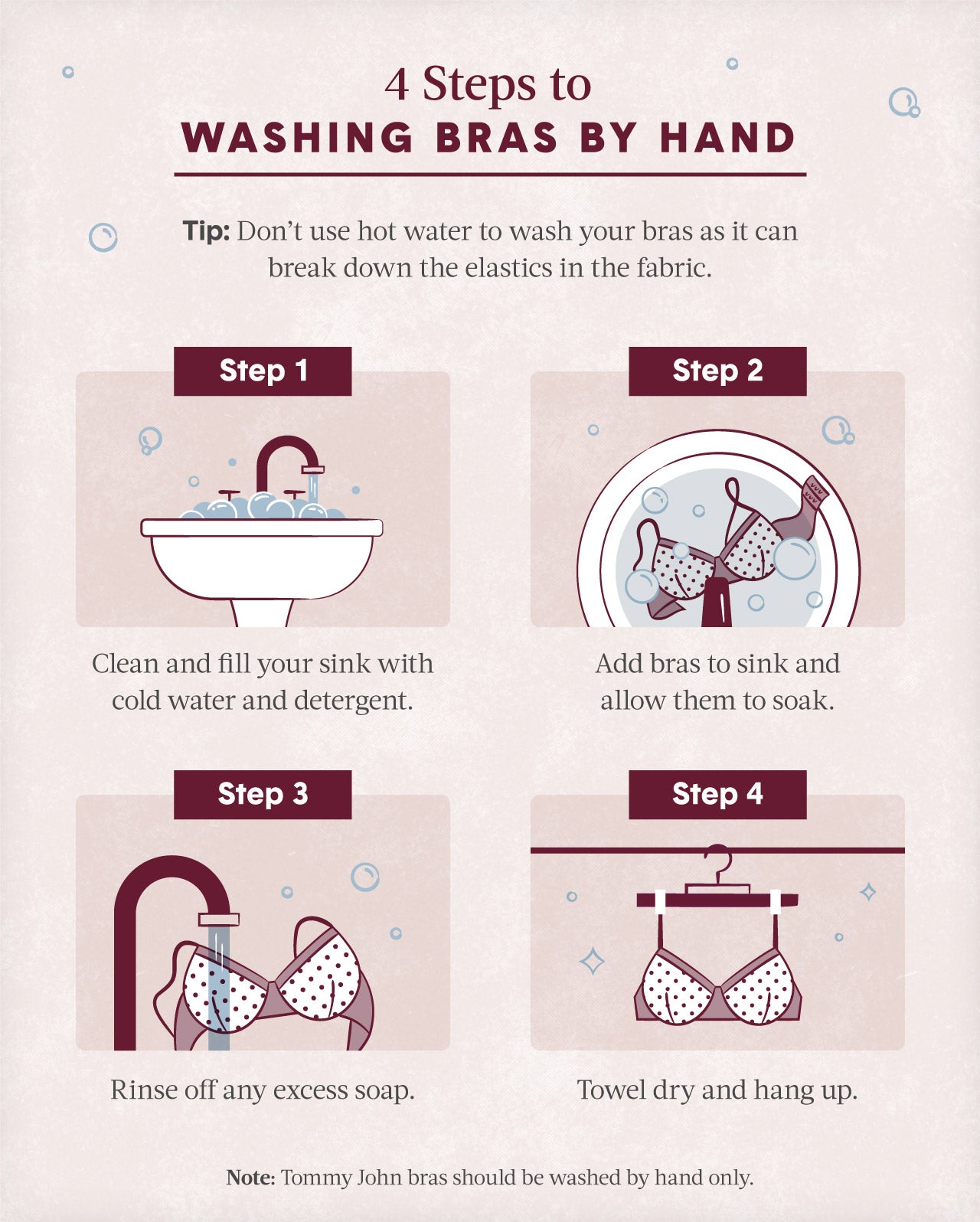 How to Care for a Quarter Cup Bra？ Simple Cleaning Steps for Long Life!