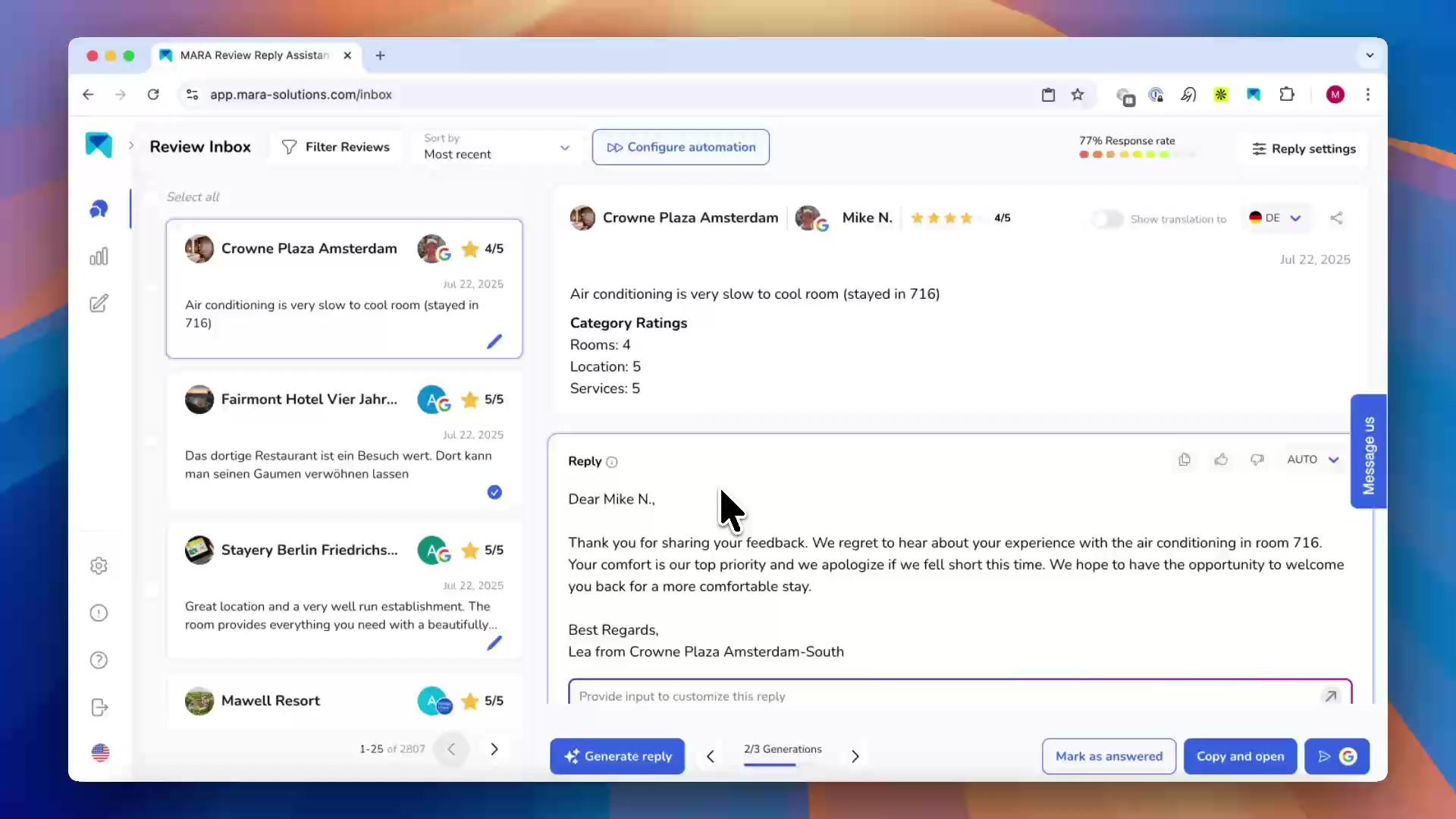 Why choose Mara Apps comparing it with other similar apps