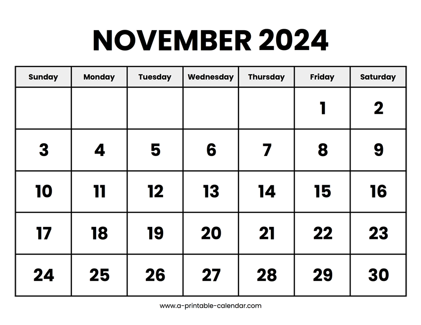 november 2024 calendar printable pdf get your free copy here now