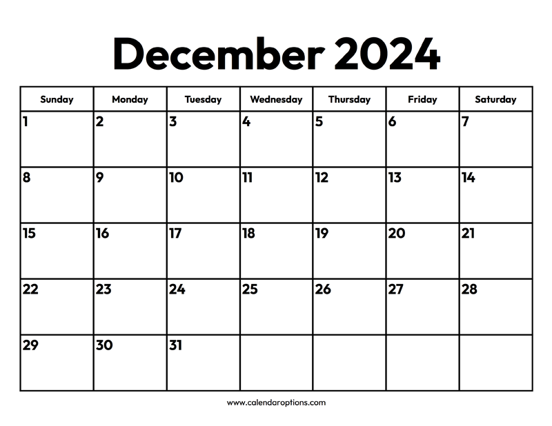 December 2024 printable calendar how to download (free options quick guide)n