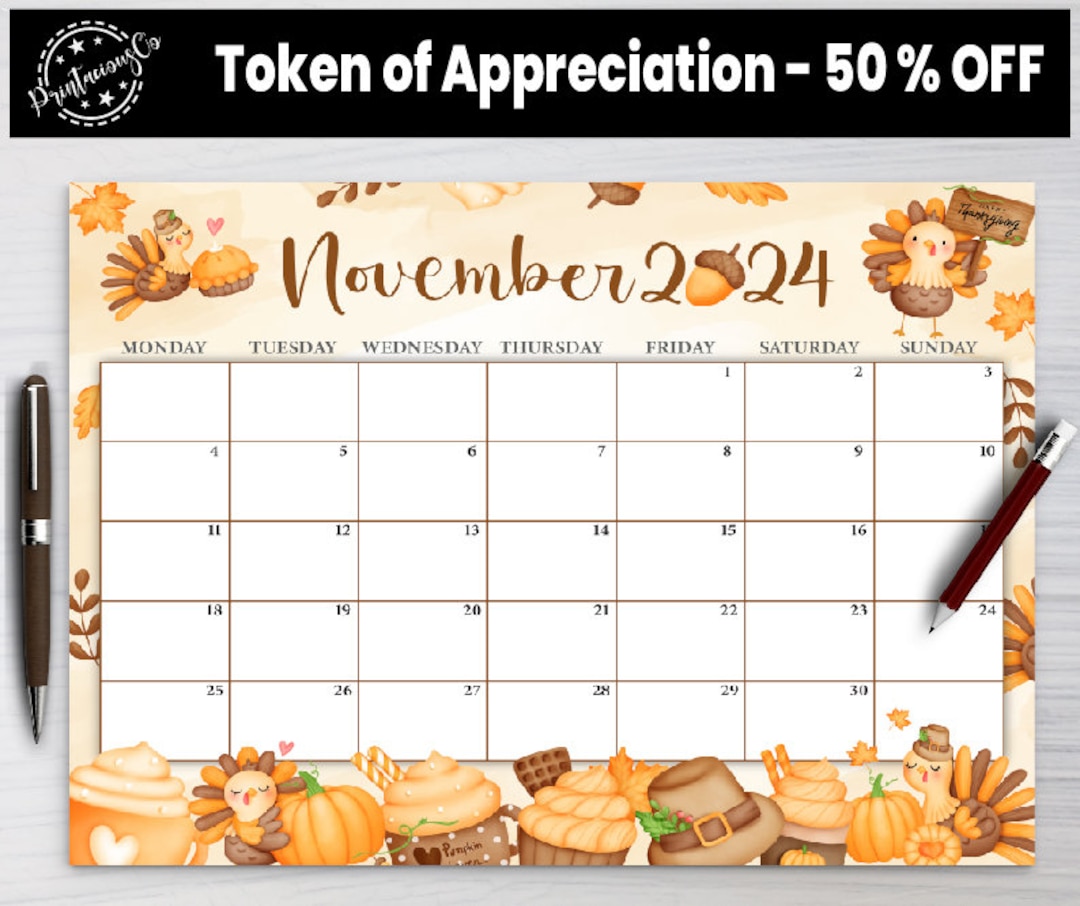 Best November 2024 calendar templates for work and personal use ideas