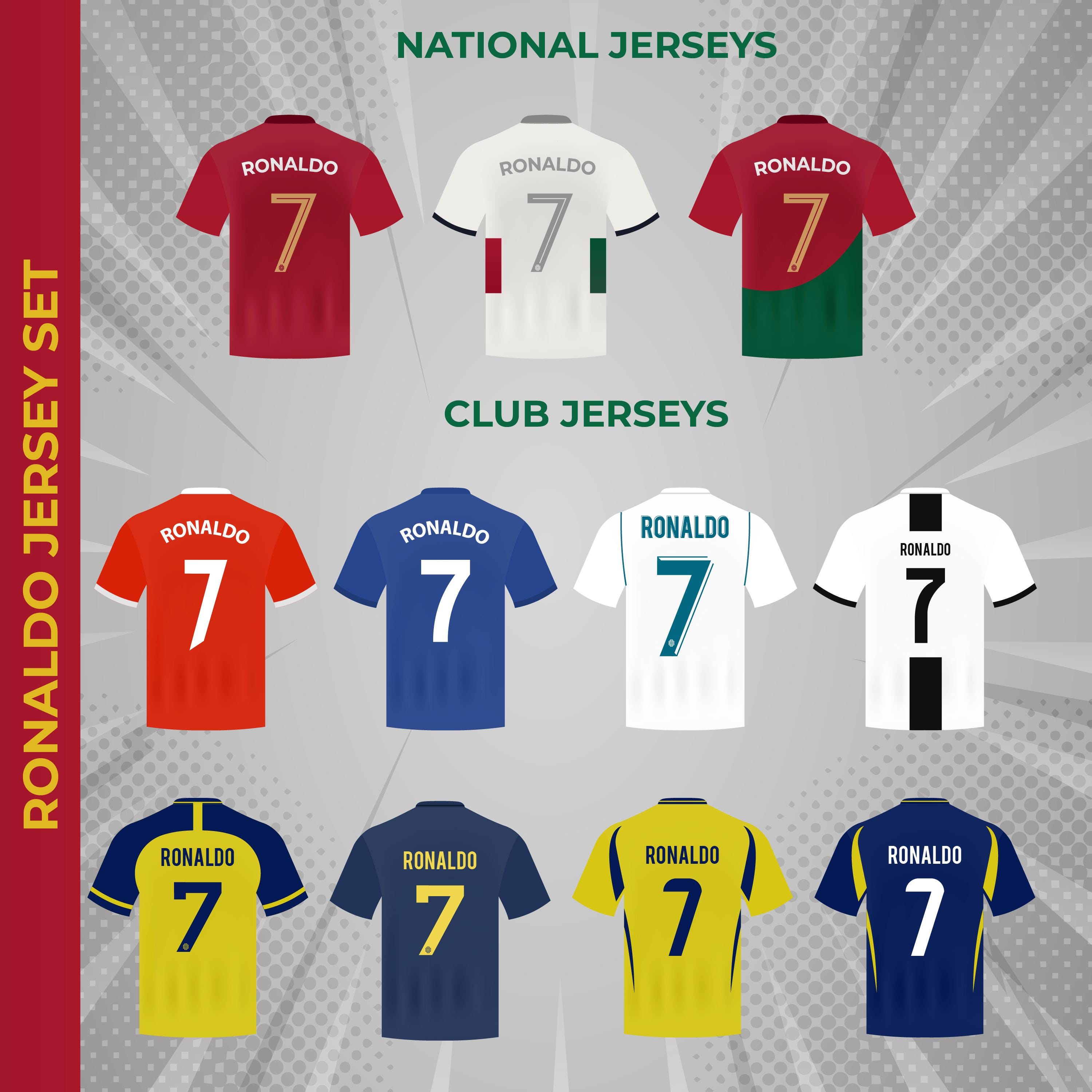 ronaldo jersey from different countries where to buy authentic shirts online