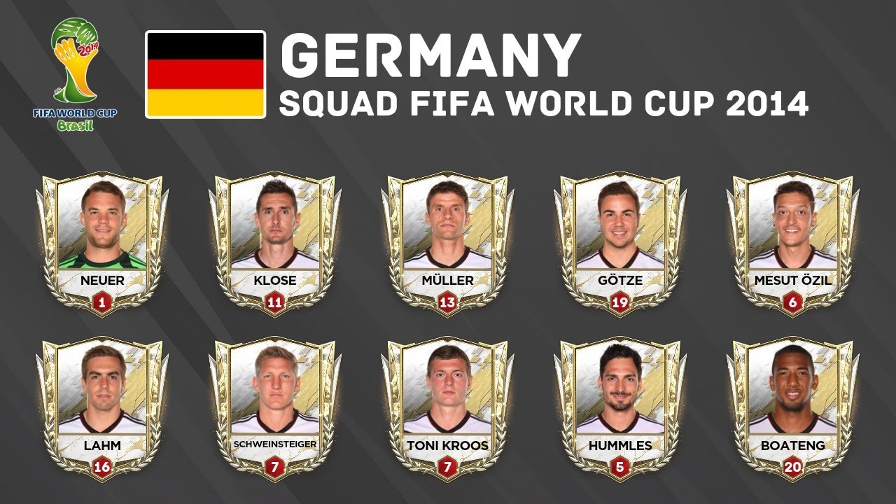 germany fifa world cup 2014 squad