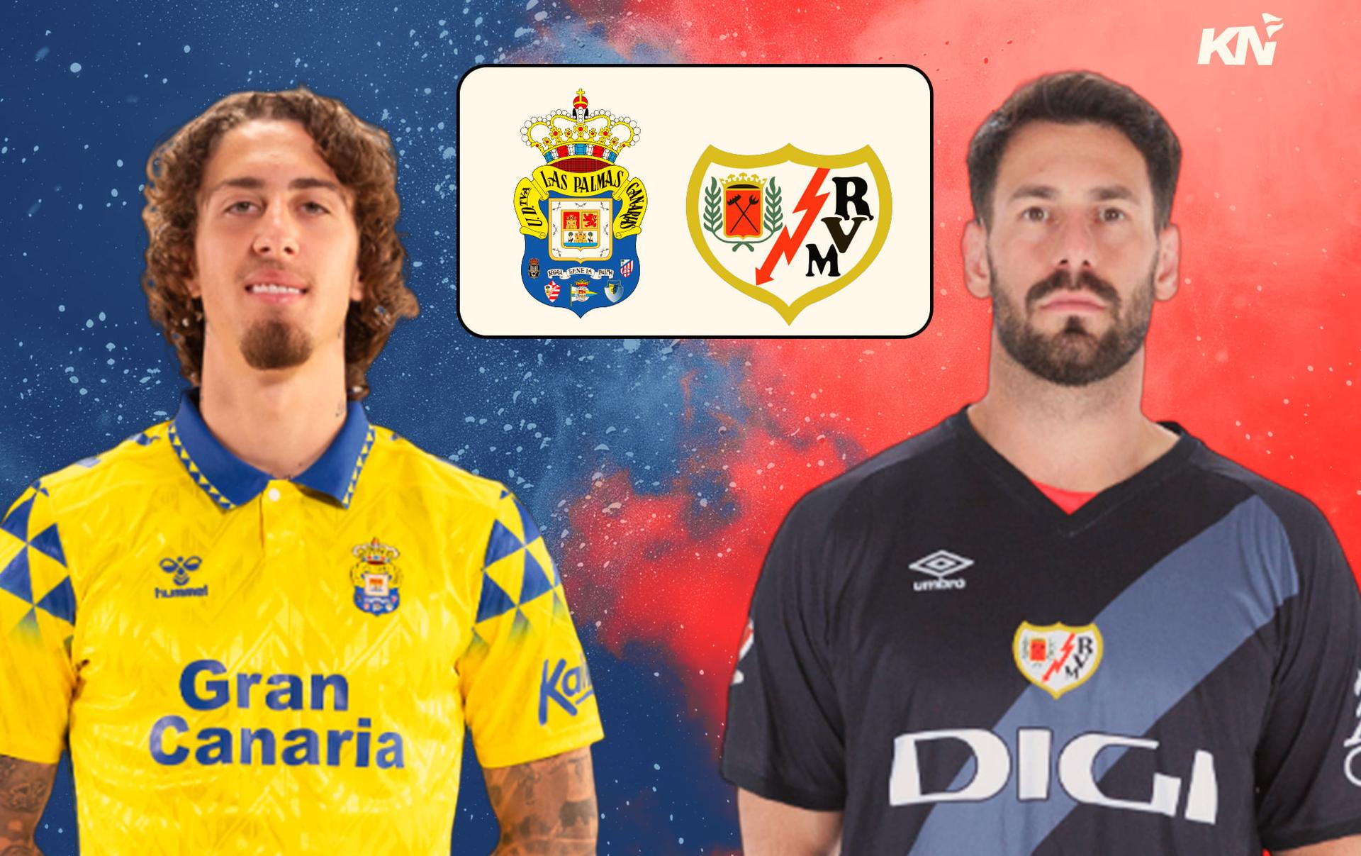 How to find UD Las Palmas vs Rayo Vallecano official lineups before the match