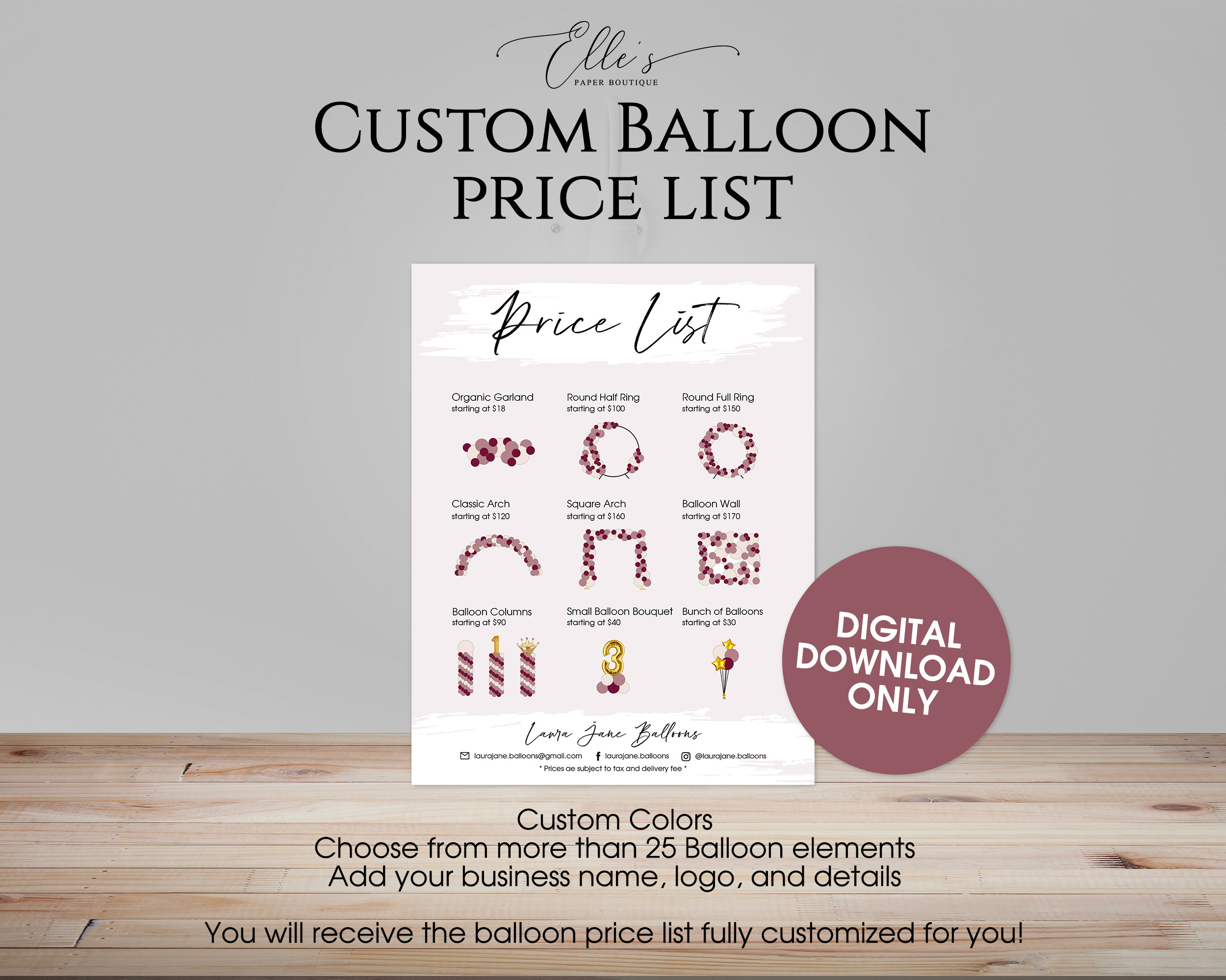 Balon custom prices how much does it cost and where to buy