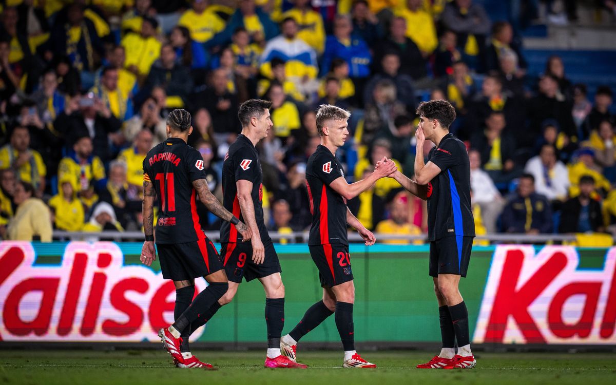 FC Barcelona vs UD Las Palmas standings today: see current positions and scores now.