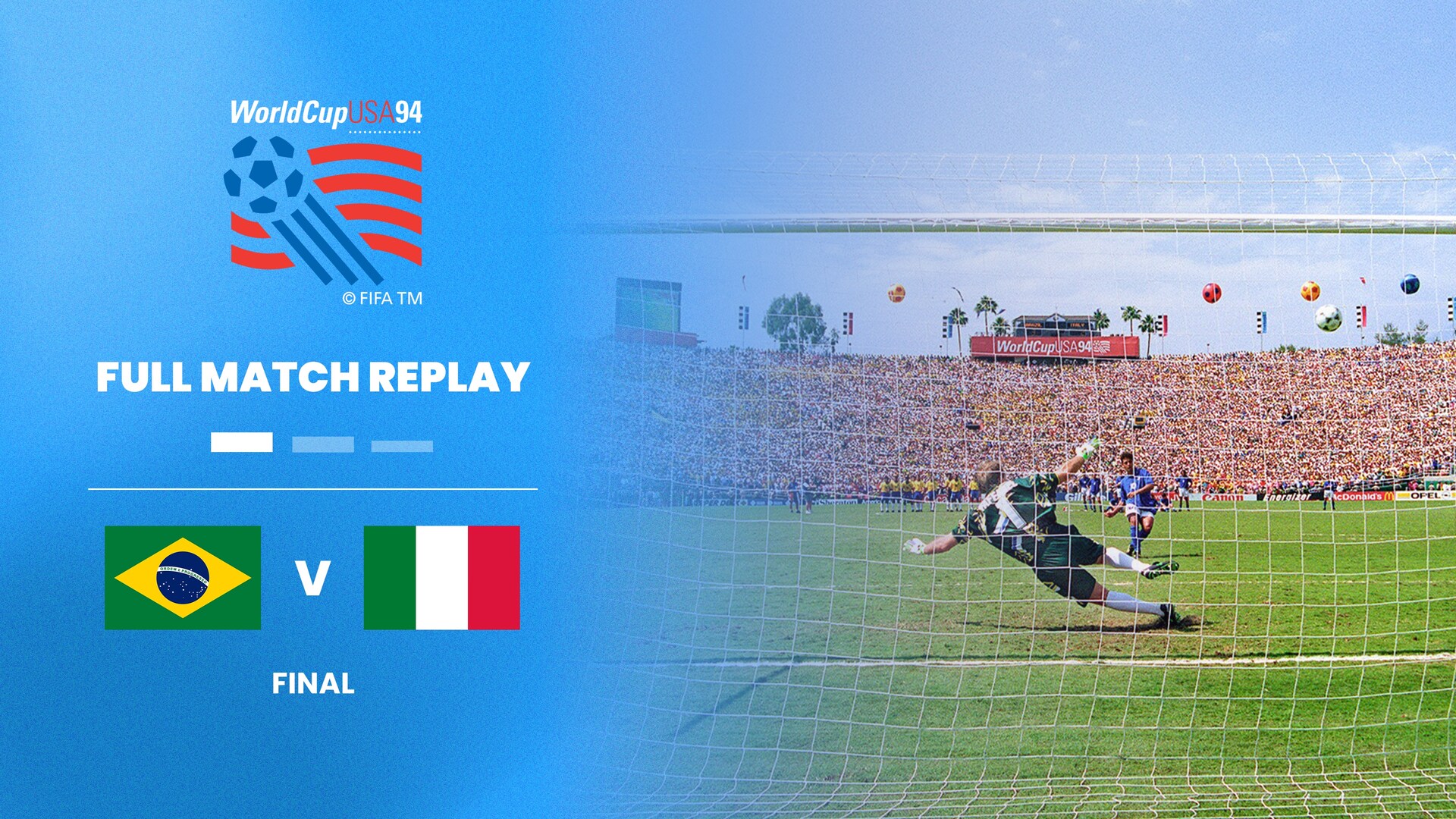Where can I watch the world cup final 1994 full match? (Find the best high-quality replays now)