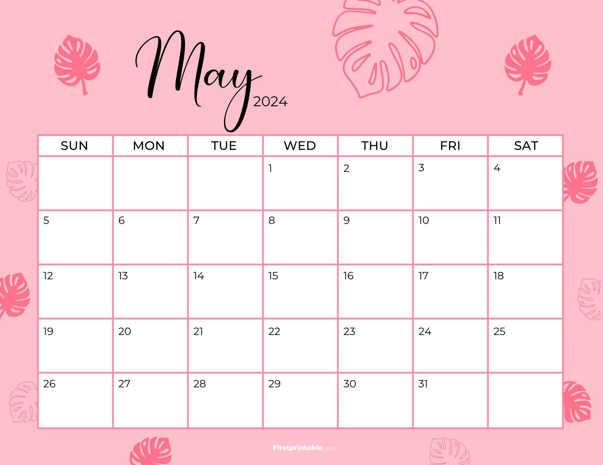 Where can I download the best calendario mayo 2024？ Find 3 free printable options now!