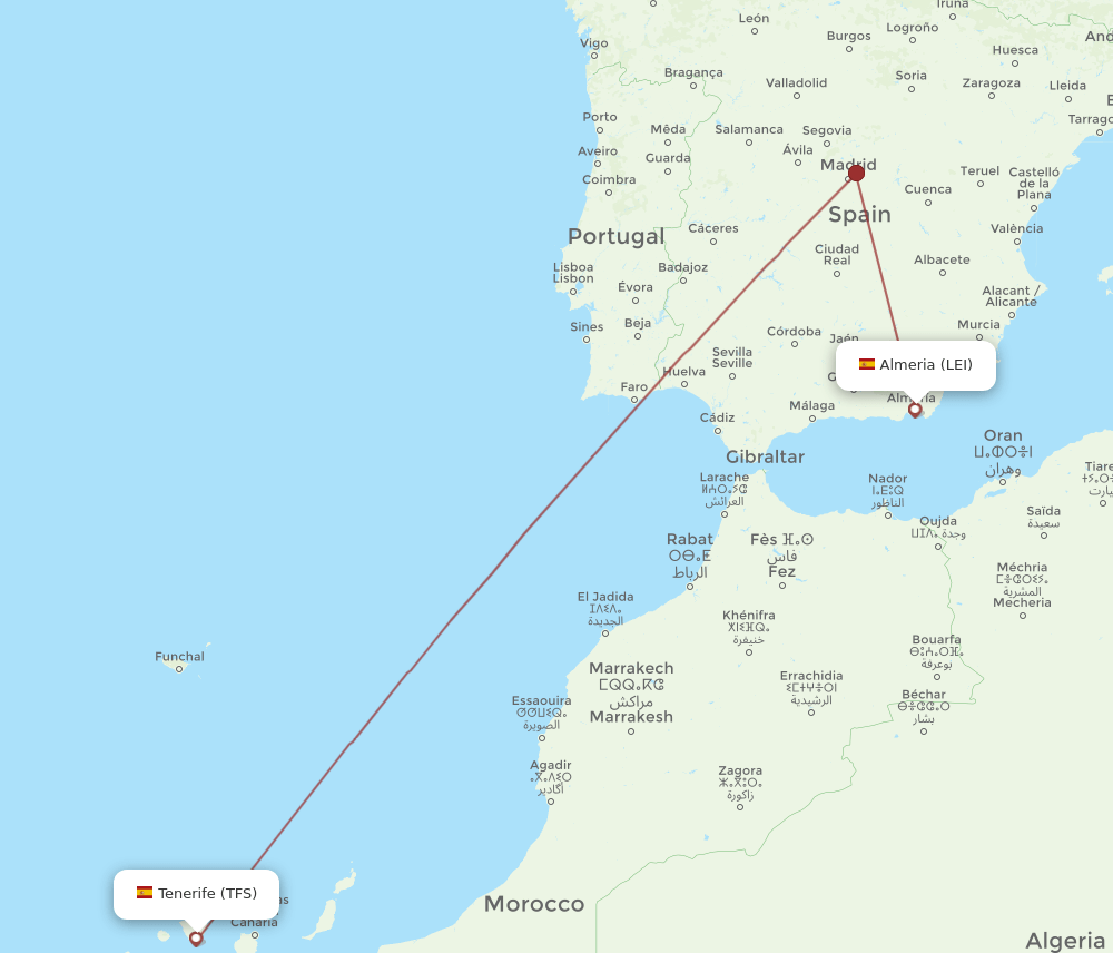 Tenerife to Almeria: What are the best transportation options?