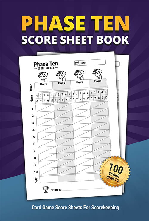 How to keep score with a phase 10 card game score sheet？ Simple steps!