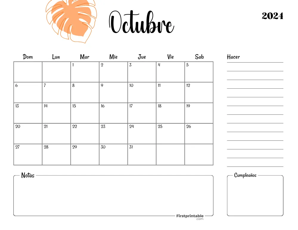 Tips for choosing the right calendario ottobre 2024 to print!