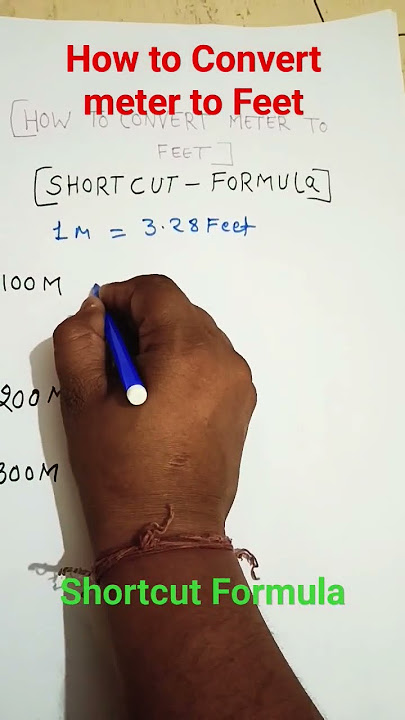 Convert 1.86m in feet fast: Use this easy trick!