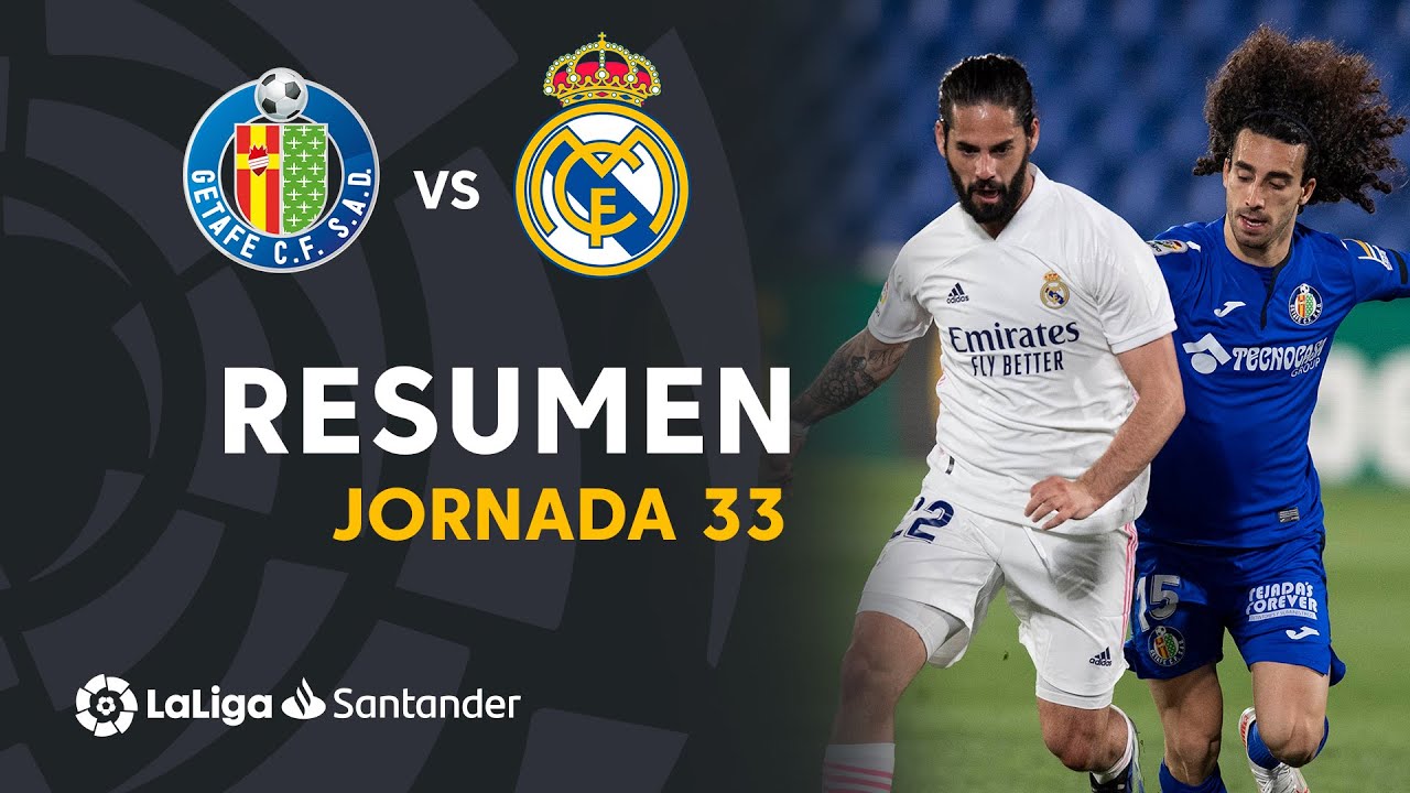 cronología de getafe cf contra real madrid