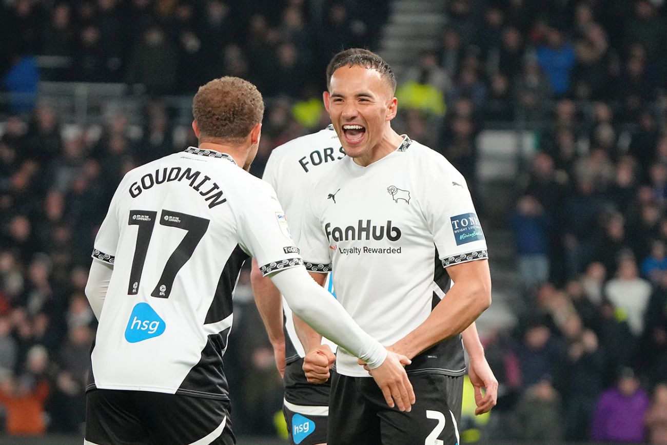 Whats the significance of Portsmouth F.C. vs Derby County standings？