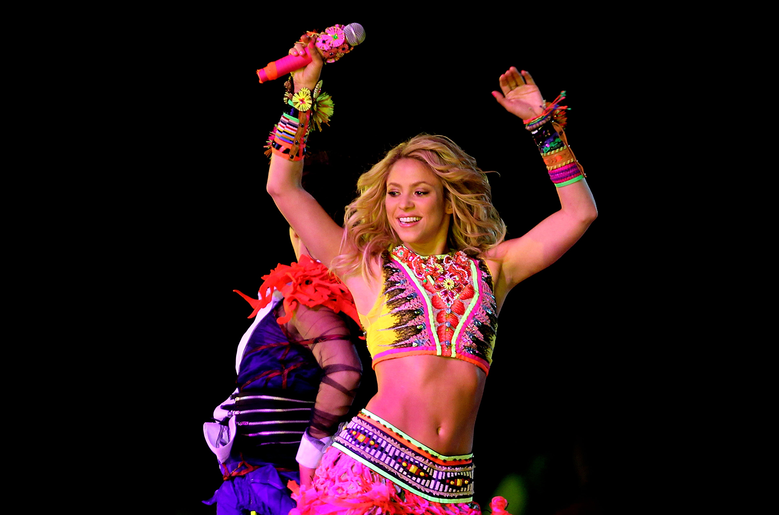 Which year was the very first shakira official world cup song released? Watch her iconic live performance!