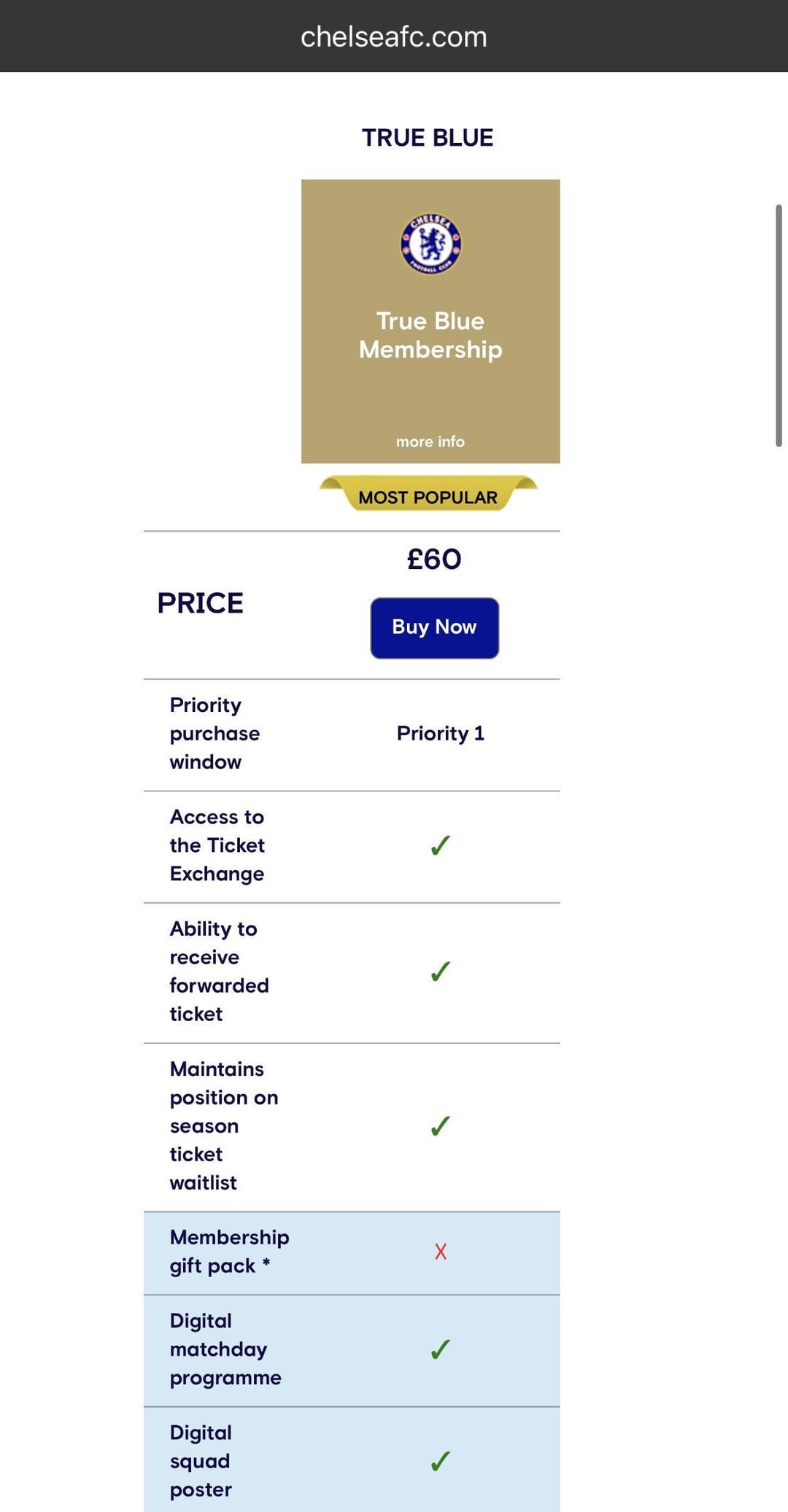 What benefits does a Chelsea season pass bring? Find out now!