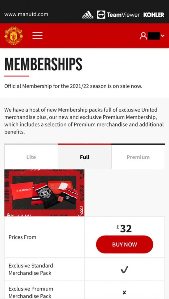 How to buy man u membership online？ A step-by-step guide for new fans!