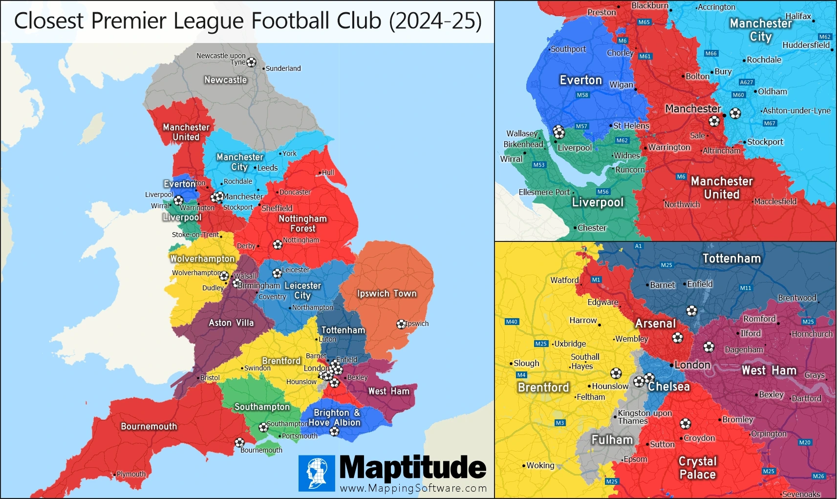 Where to find the best English Premier League map? Here are some good sources!