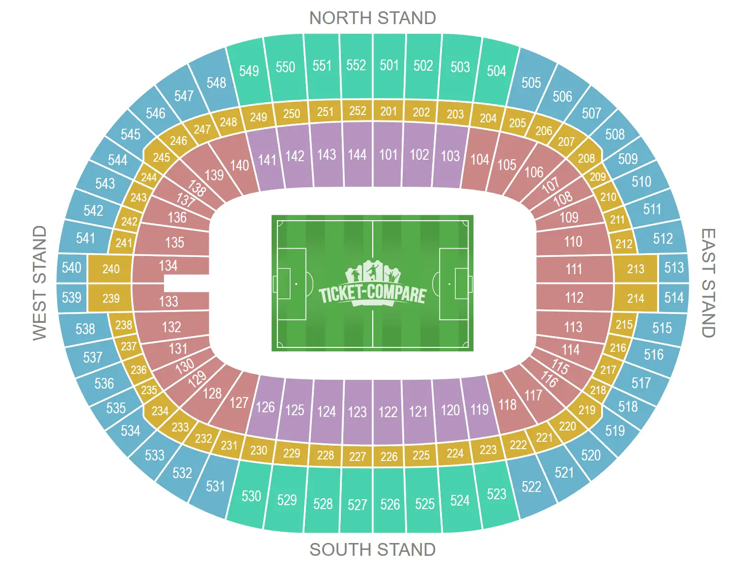 Looking for the best seats for Spain vs Denmark tickets? Top seating sections revealed!