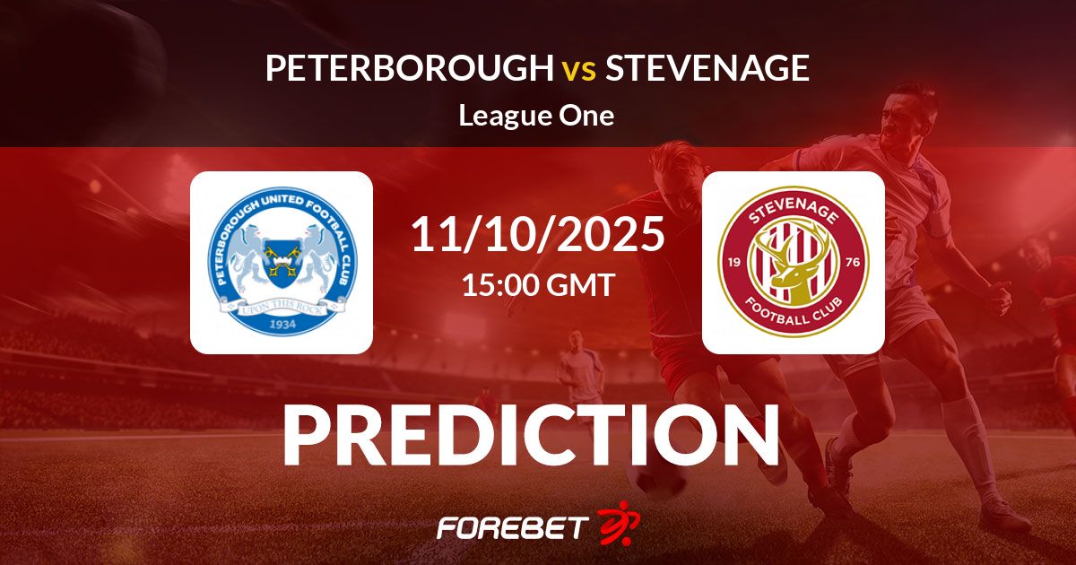 Who wins the Peterborough vs Stevenage match today？  See our expert score prediction.