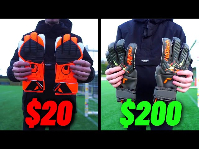 Are expensive professional best goalie gloves really worth the money？ (We test budget vs pro level quality!)