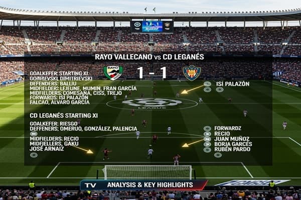 How to analyze Rayo Vallecano vs CD Leganés lineups? Key points revealed!