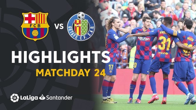 What are the highlights in the chronology of FC Barcelona against Getafe CF？