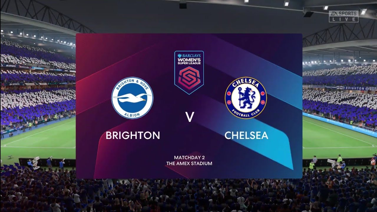 chelsea f.c. vs brighton & hove albion f.c. standings
