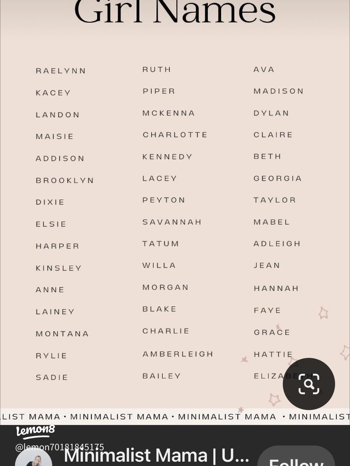 Need a cute English female name for your baby girl？ See these 8 simple and sweet short options!