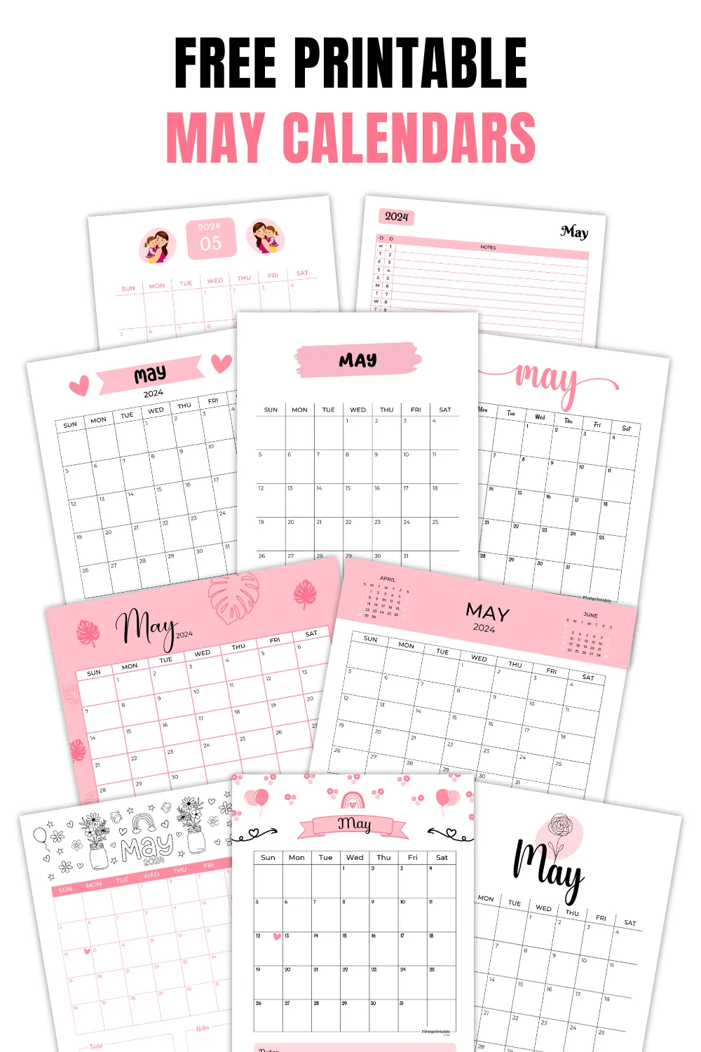 Where can I download the best calendario mayo 2024？ Find 3 free printable options now!