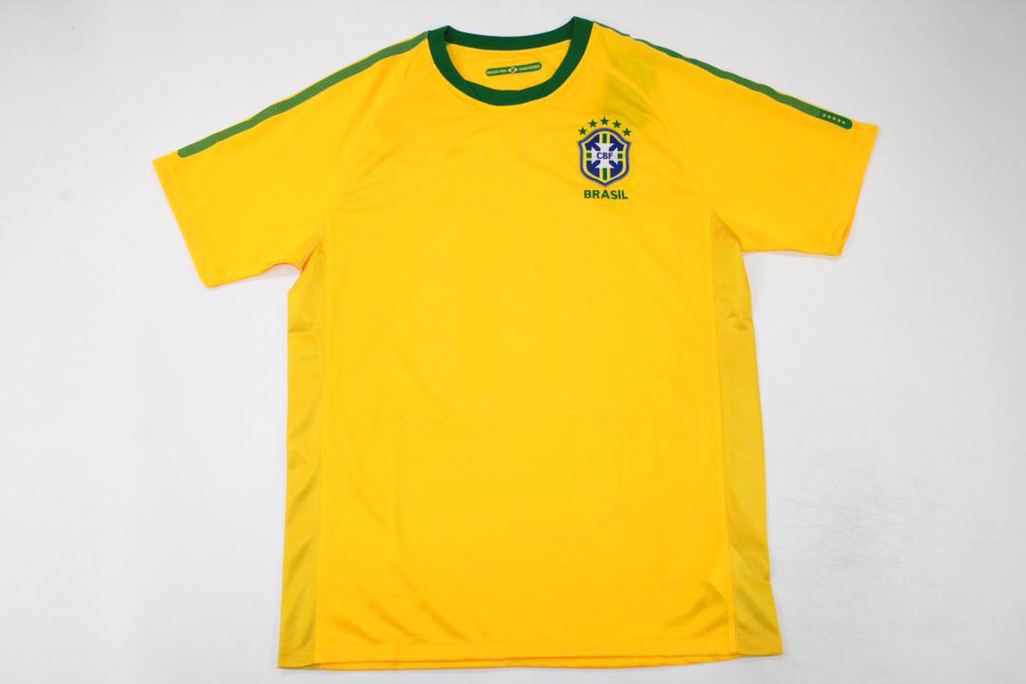 Check out the classic Brazil National Team 2010 World Cup jersey. Where can you still buy the iconic yellow kit today？