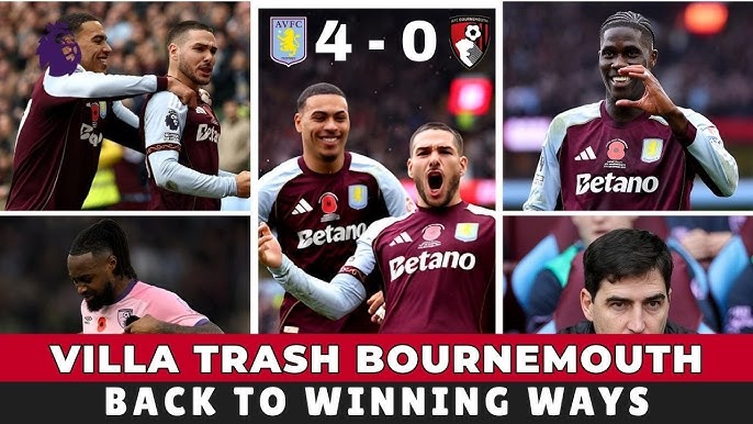 Aston Villa vs A.F.C. Bournemouth timeline： How did the matches unfold？