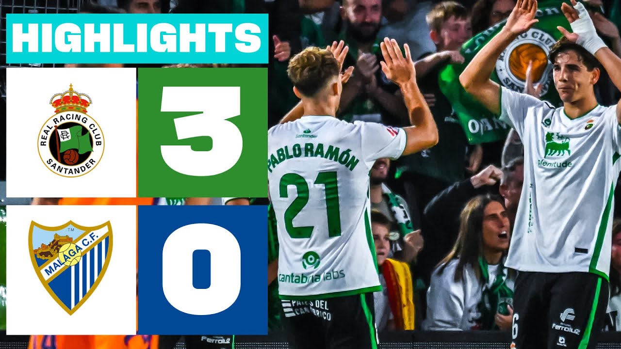 Are the line - ups of Málaga CF against Racing de Santander reasonable？