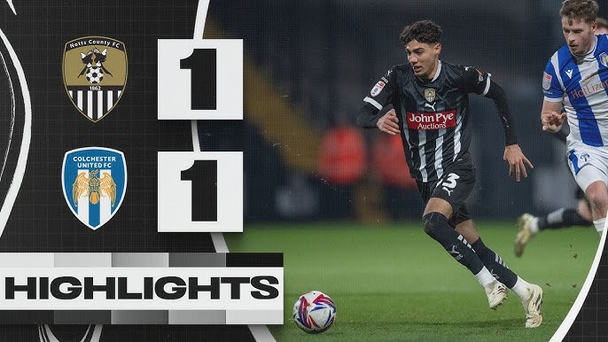 Notts County vs Colchester: How to Watch the Game Live on TV