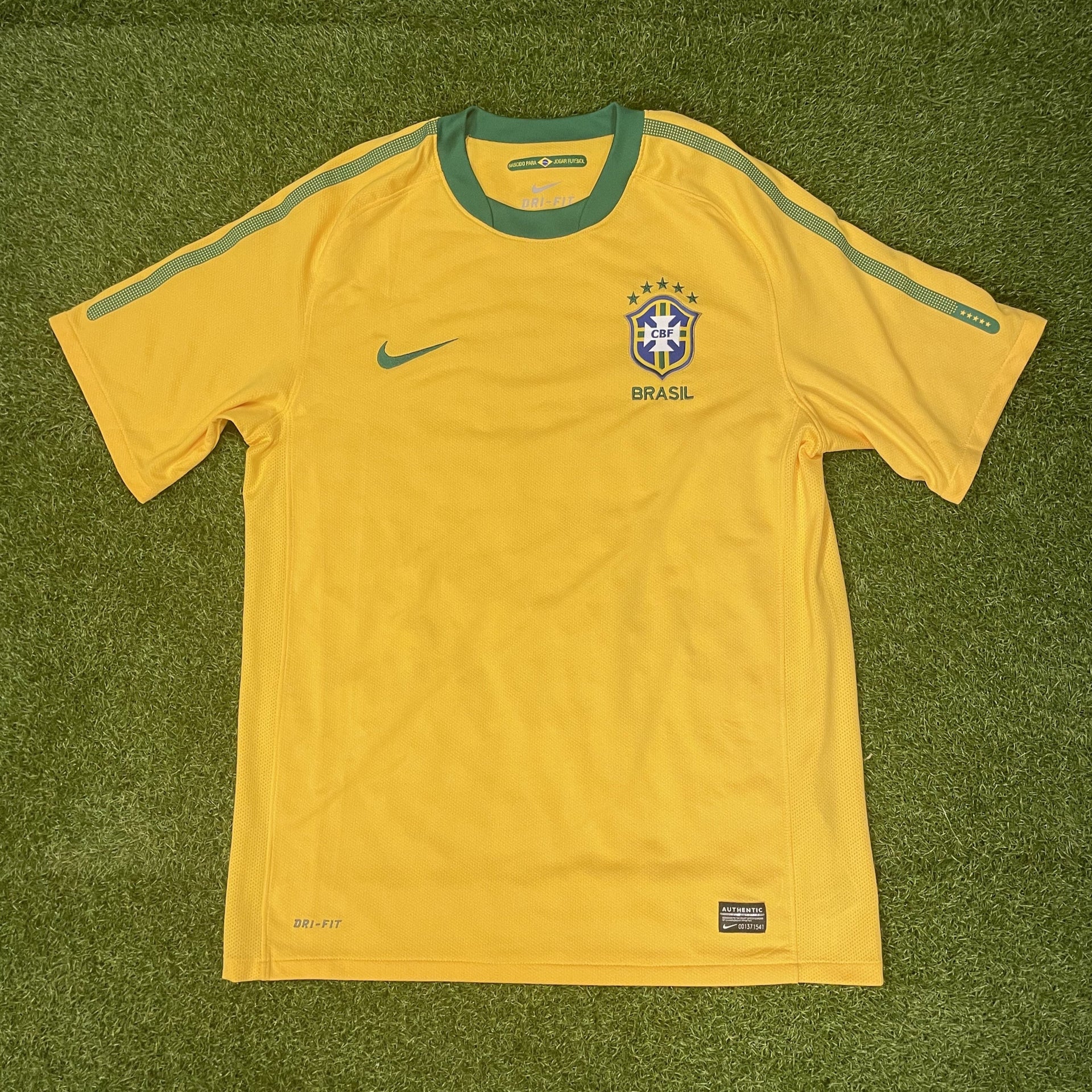 Check out the classic Brazil National Team 2010 World Cup jersey. Where can you still buy the iconic yellow kit today？