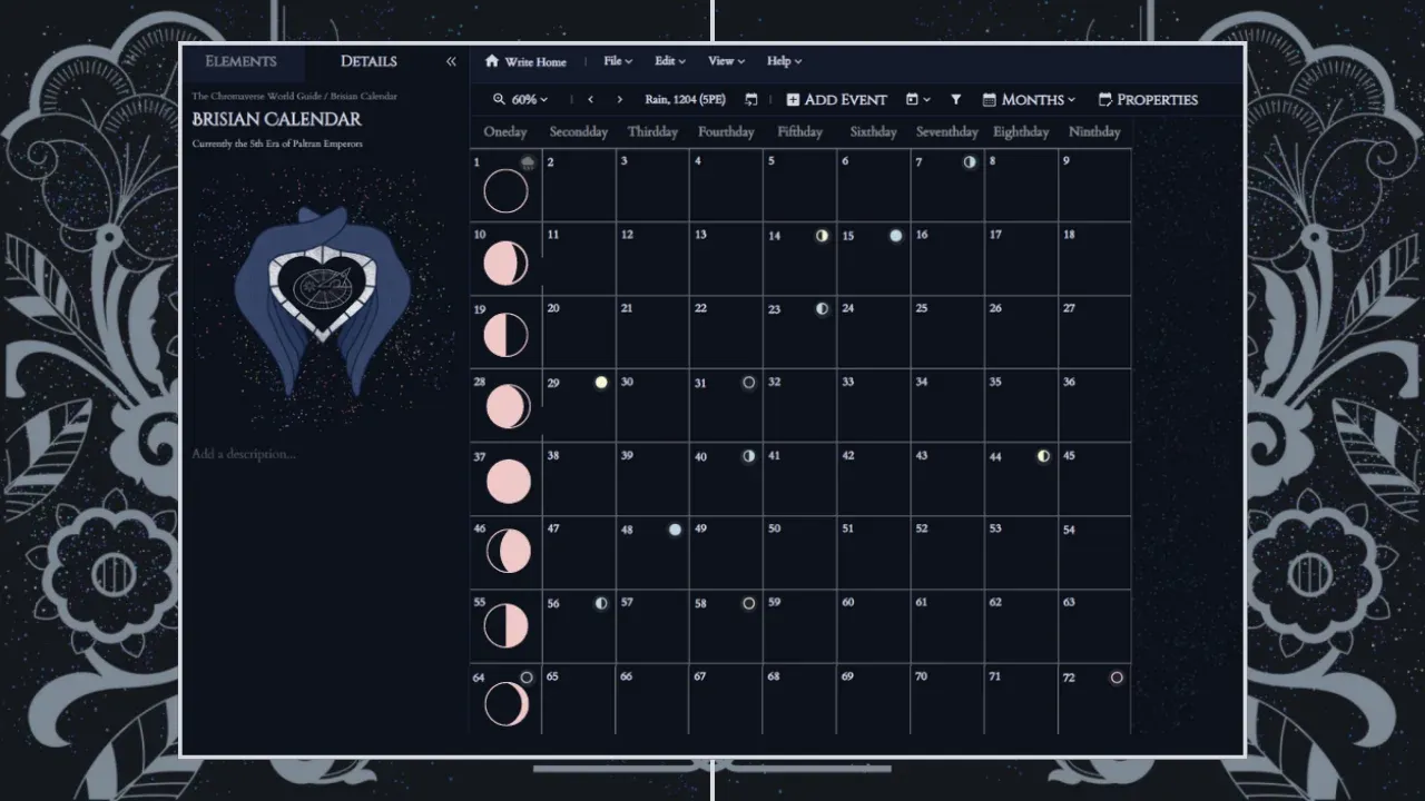 What features does calendario fantasy have? Discover its benefits