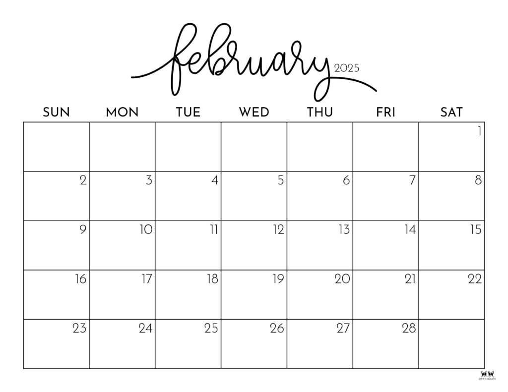 Cant find a good printable February 2025 calendar？ Try these methods!