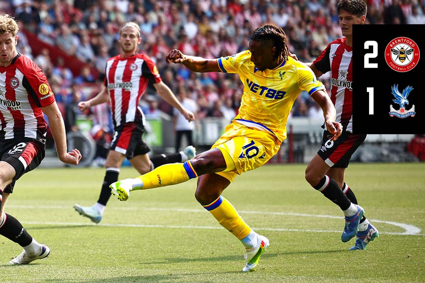 Crystal Palace F.C. vs Brentford F.C. timeline： How did the matches progress？