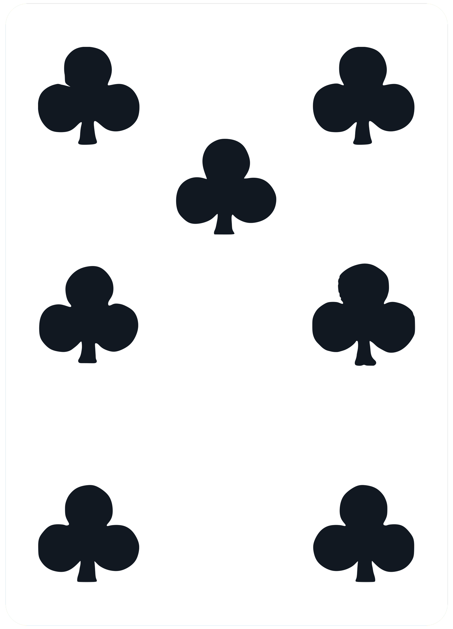 What is the significance of 7 of clubs in card games？