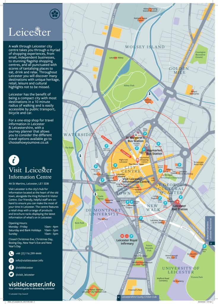 How to easily read a detailed map leicester city？ (Quick guide for navigating the town)