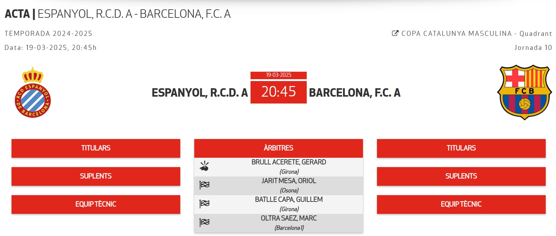 Estadísticas de FC Barcelona contra RCD Espanyol： What do they reveal？