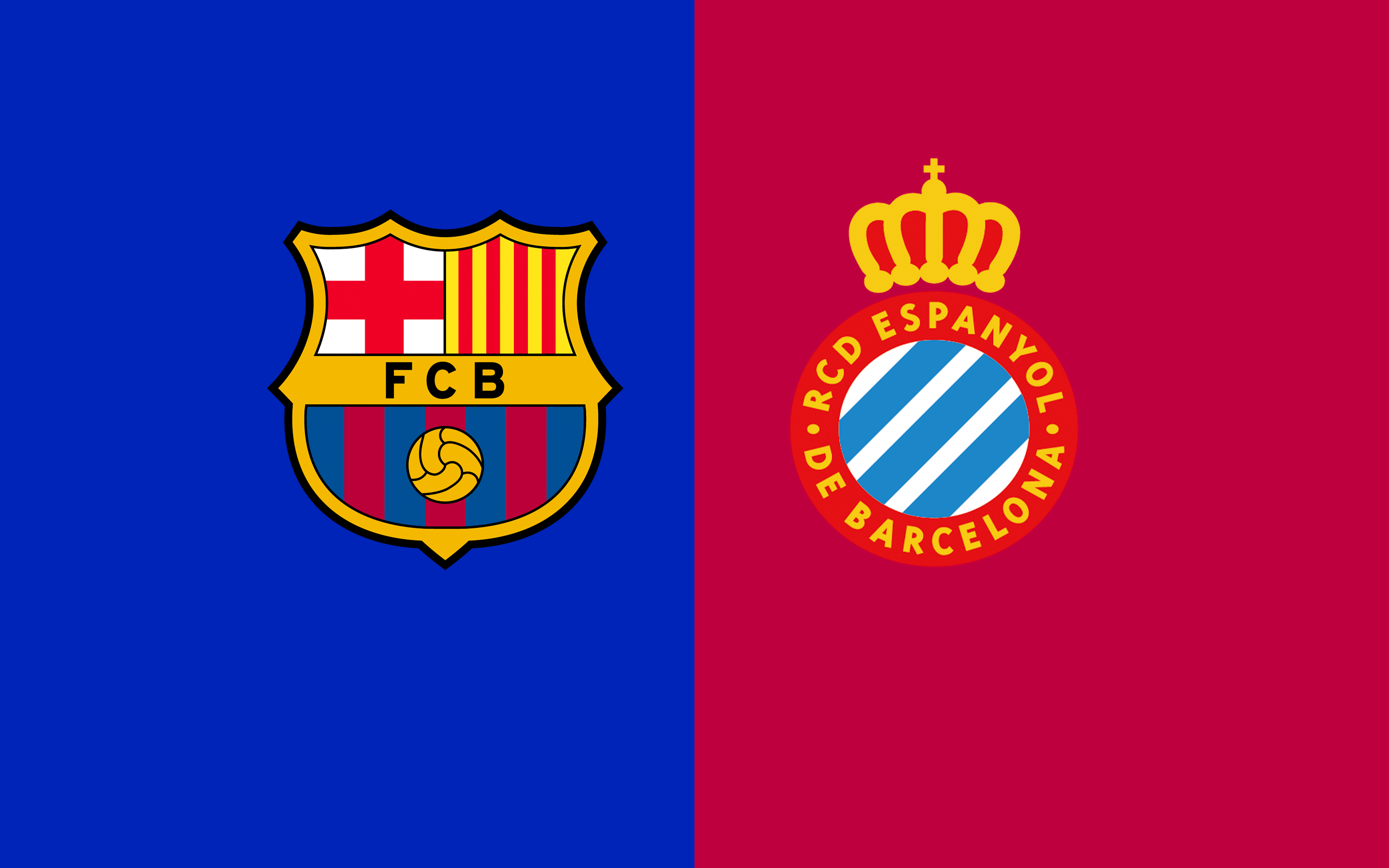Where to find the cronología of RCD Espanyol playing against Futbol Club Barcelona?