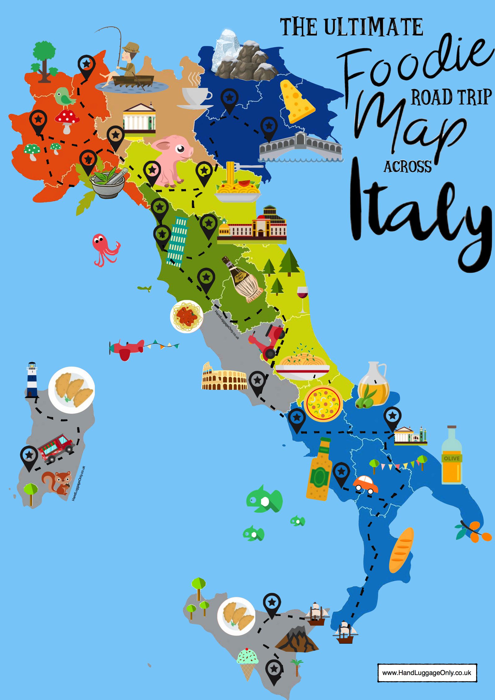 Italy corners for foodies, where to go for a great meal?