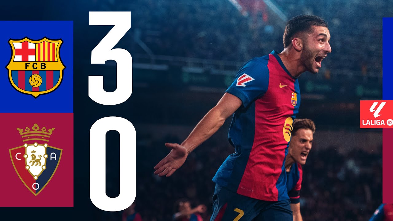 Whats the cronología de osasuna contra fc barcelona? Here are the highlights!