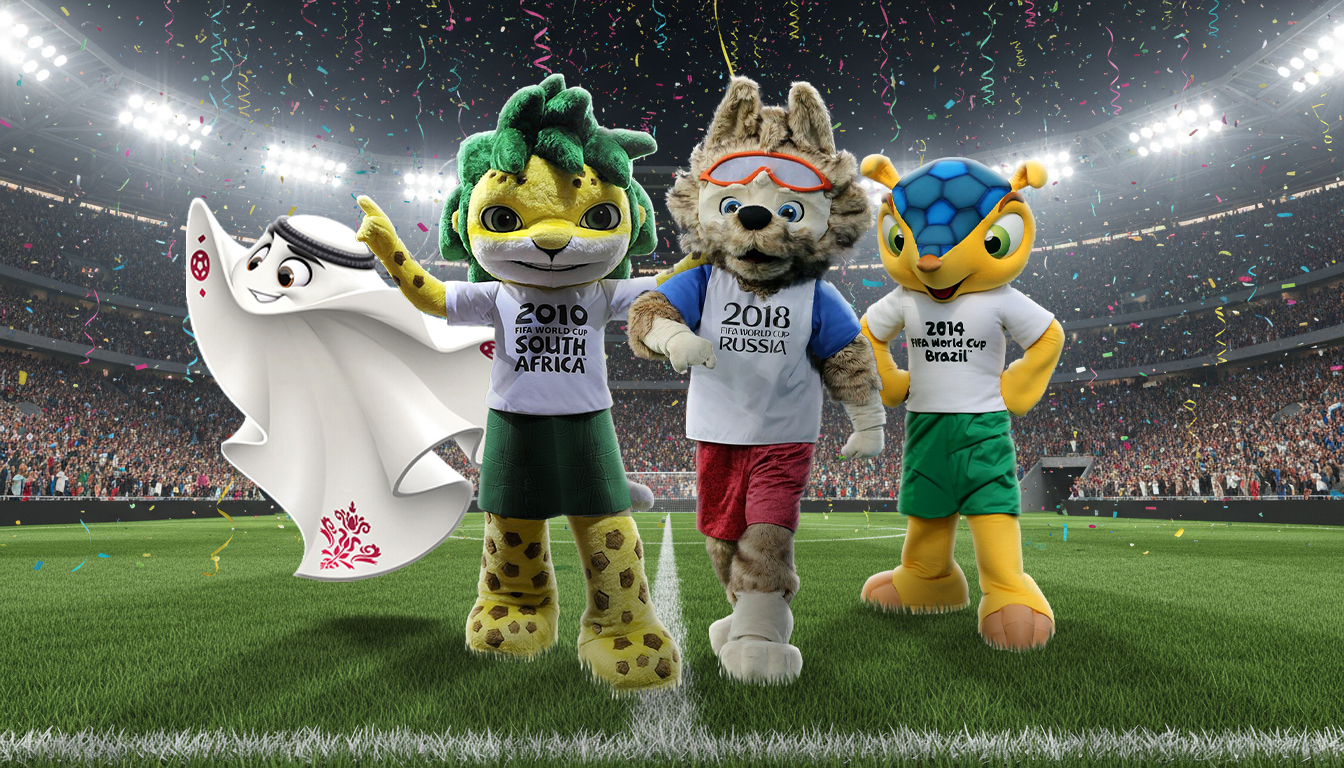 Who is the coolest fifa world cup mascot of all time？ Vote for your favorite!