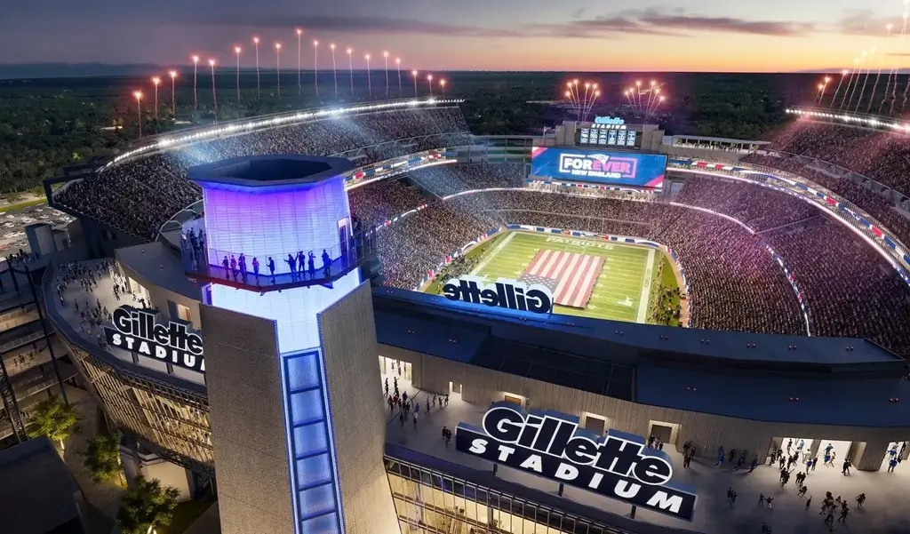 Where should I stay near world cup gillette stadium if I am flying in for the match？ (Top hotel recommendations close by).