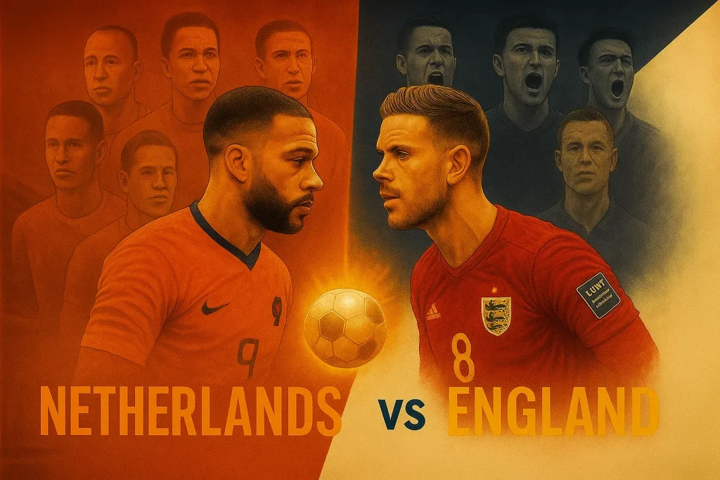 Netherlands National Football Team vs England National Football Team Lineups： Who Will Shine？