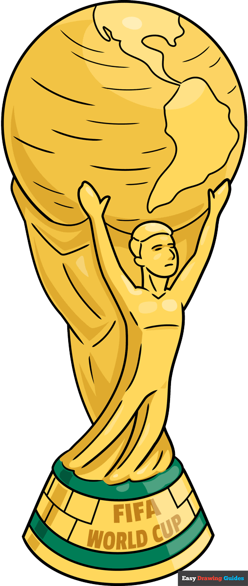 Struggling with world cup trophy drawing？ Try this easy guide for beginners!