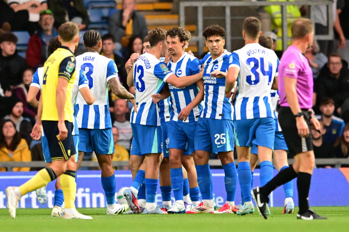 Oxford United FC vs Brighton & Hove Albion F.C. timeline： Any important changes？